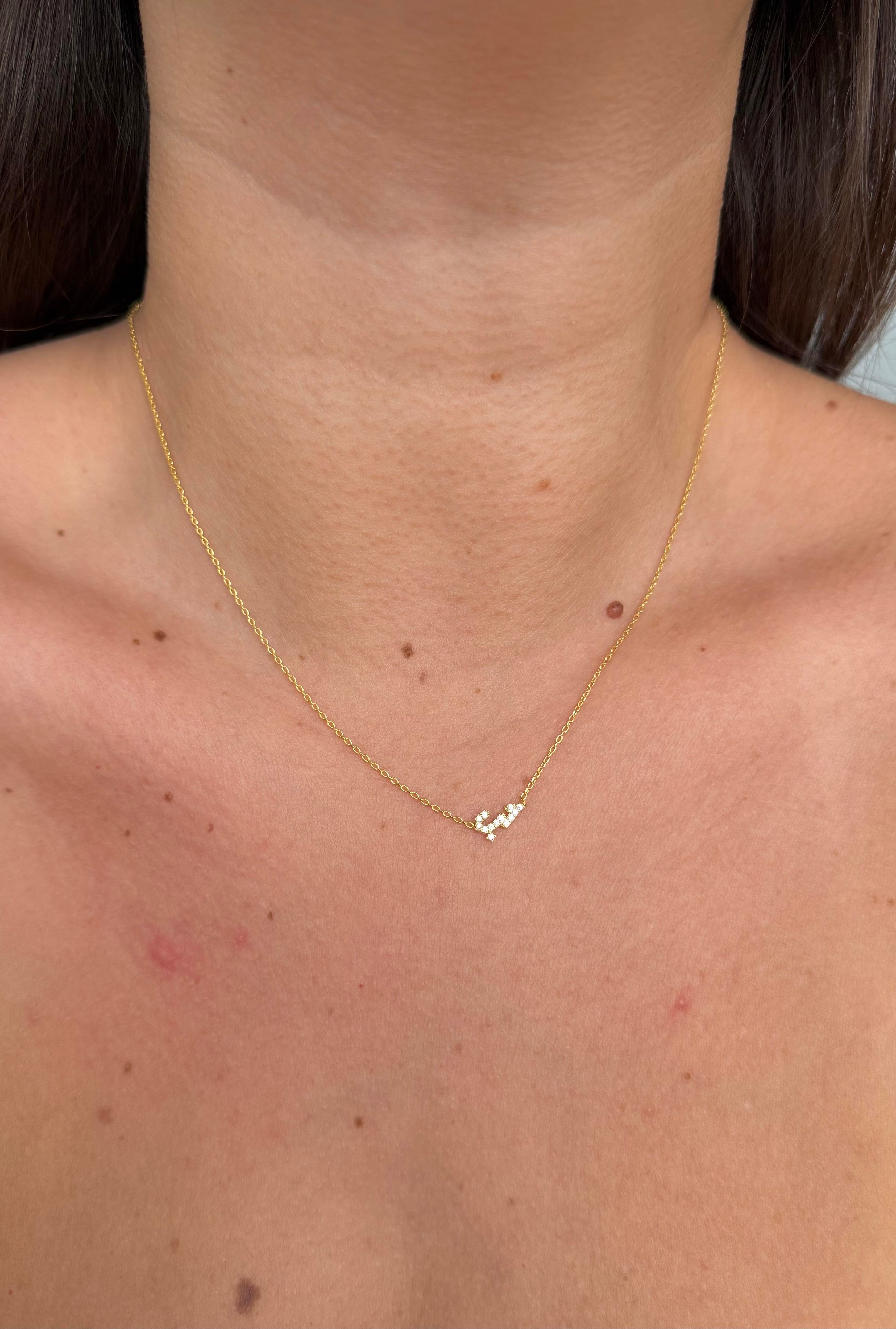 925 Gümüş | Arapça Aşk Kolye