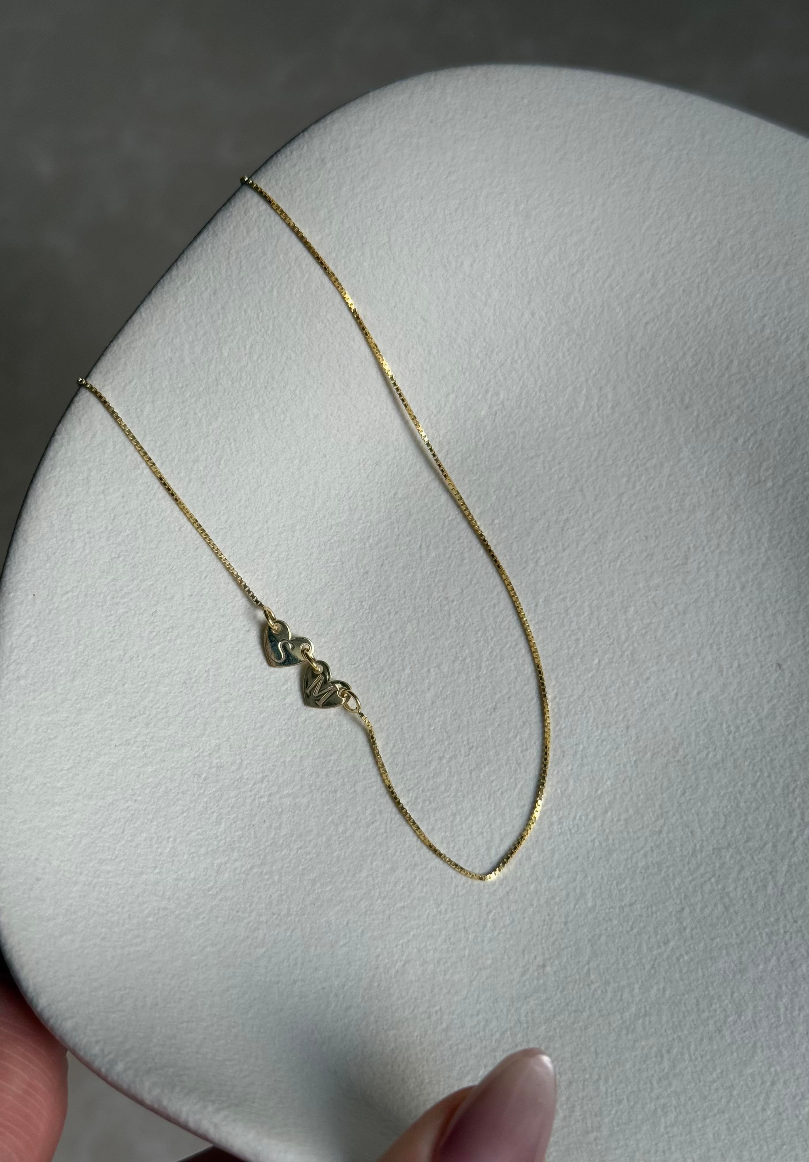 925 Gümüş | Kalp Pullu 2 Harf Kolye