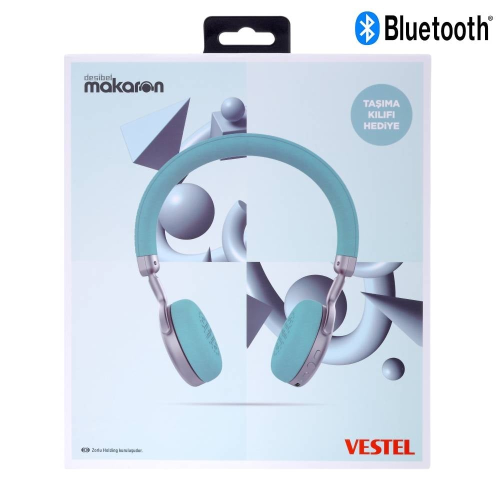 Desibel K550 Bluetooth Kulaklık Turkuaz