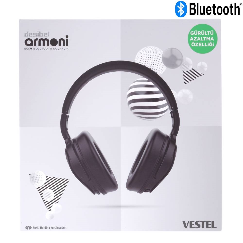 Desibel K650 Bluetooth Kulaklık Siyah