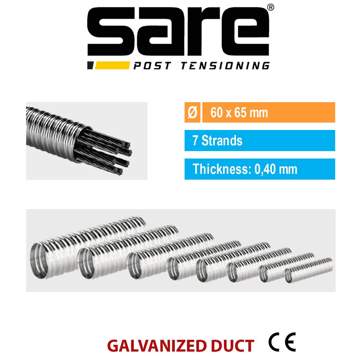 Galvanized Corrugated Duct 