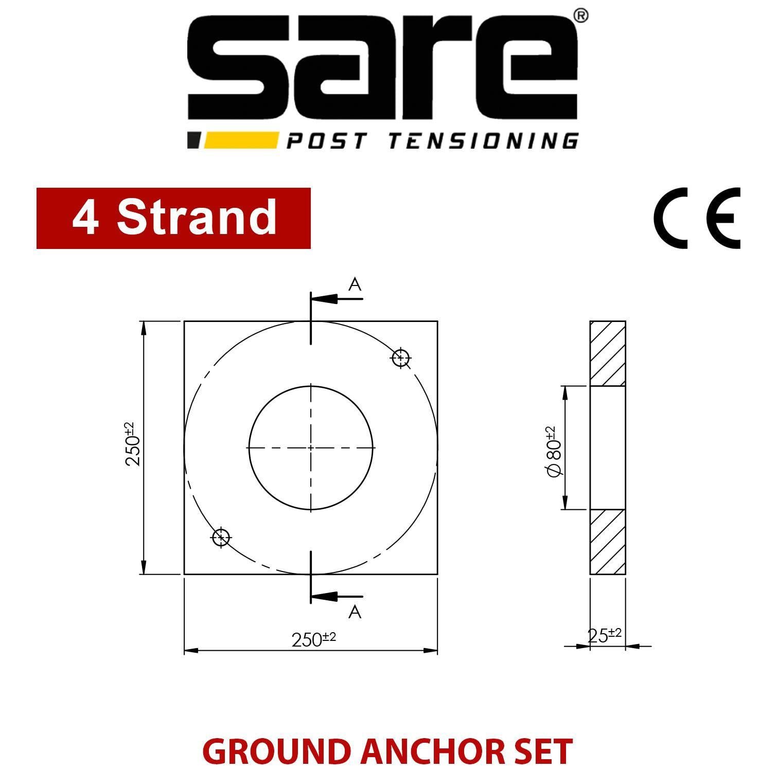 4 Strand Ground Anchor