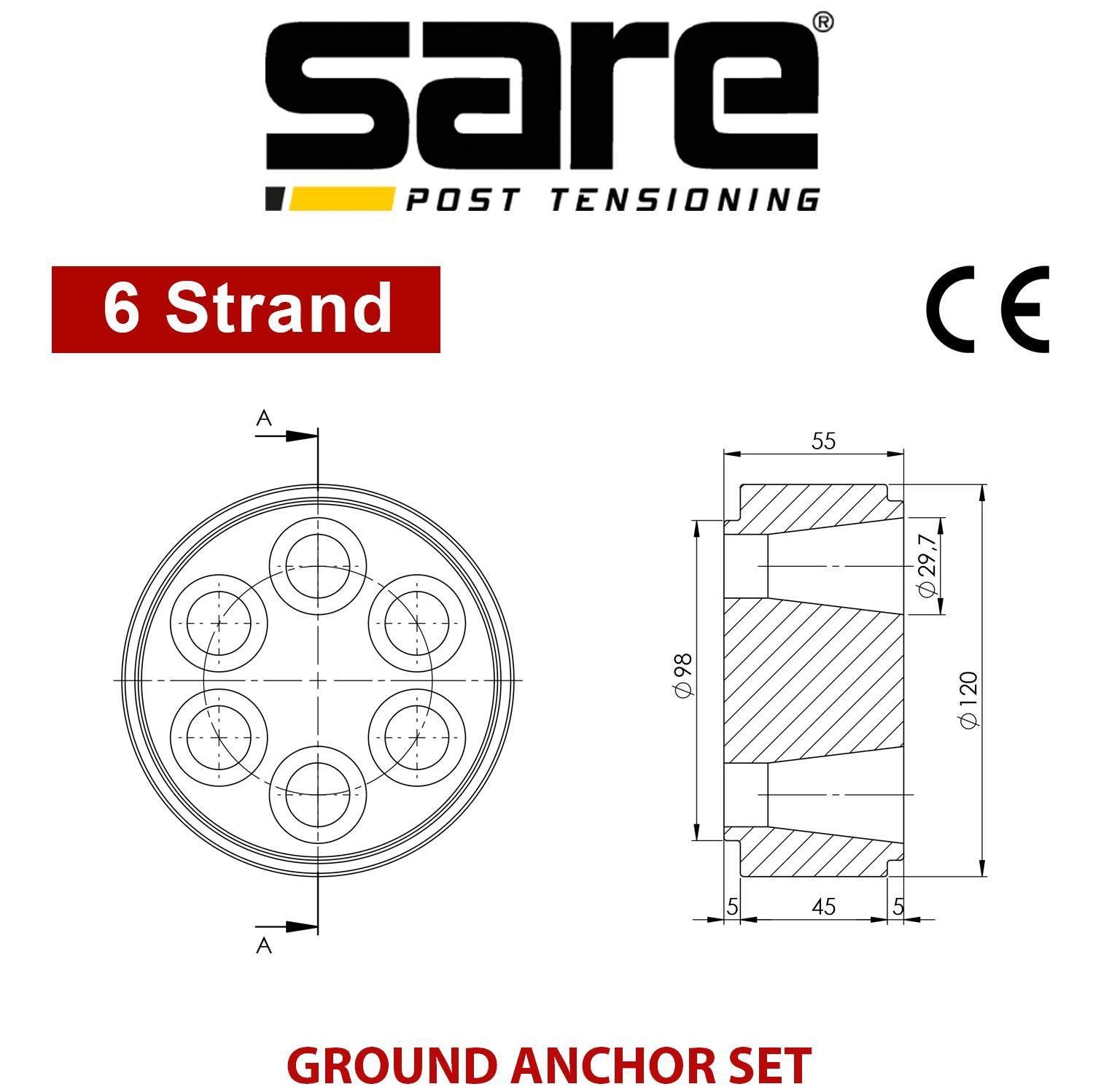 6 Strand Ground Anchor