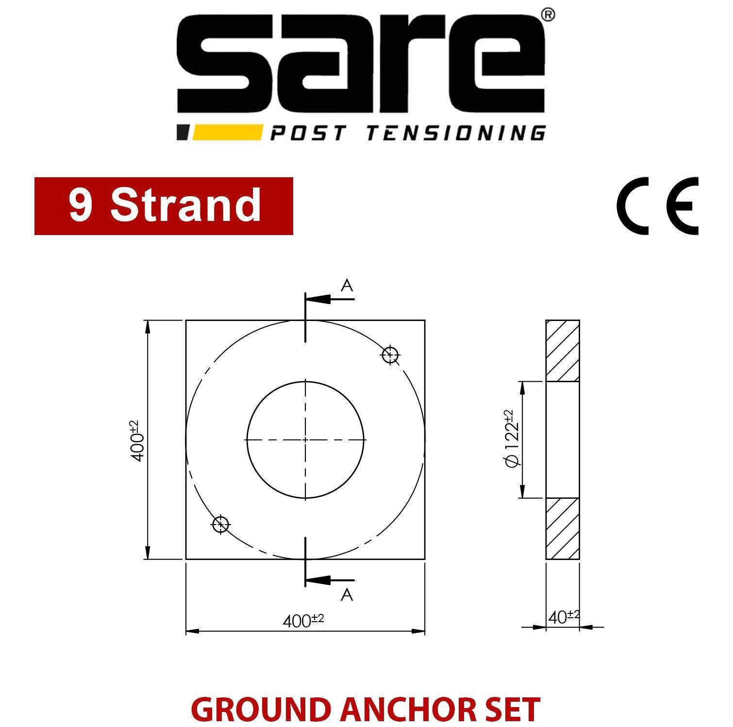 9 Strand Ground Anchor