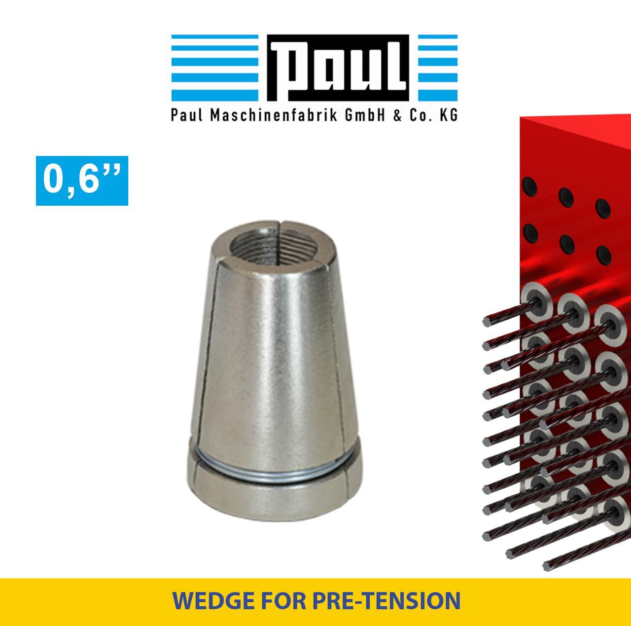 Paul 0.6'' Pre-tension wedge