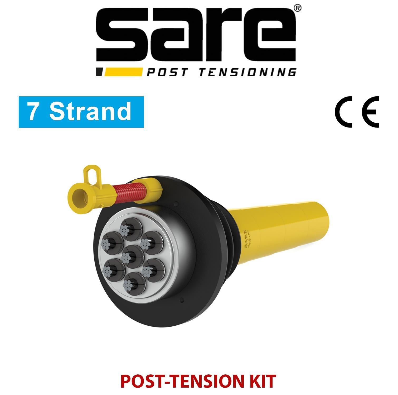 7 Strand - Active Type Post Tension Kit