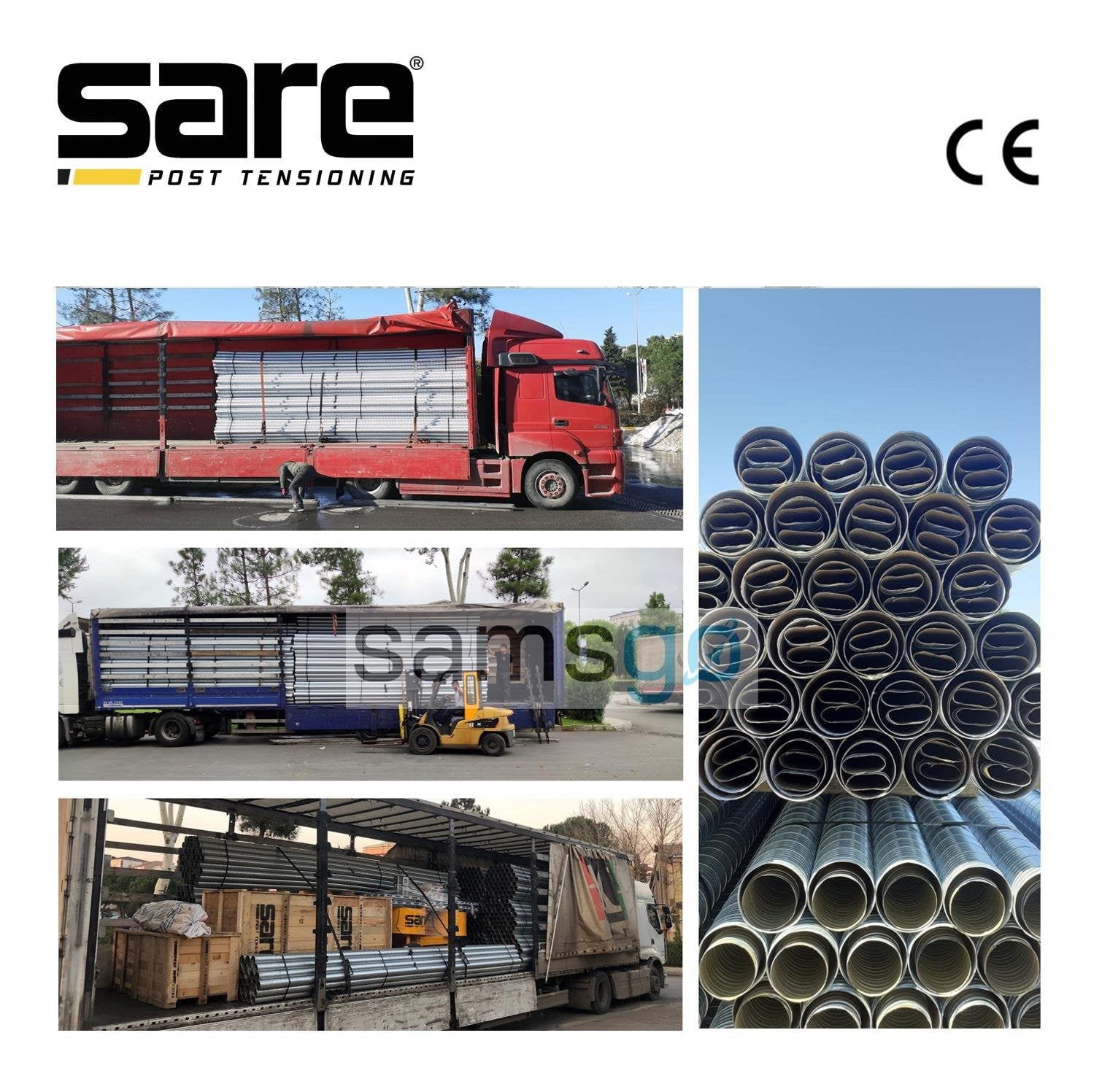 Galvanized Corrugated Connector - 0,40 / Length : 0,30 mt