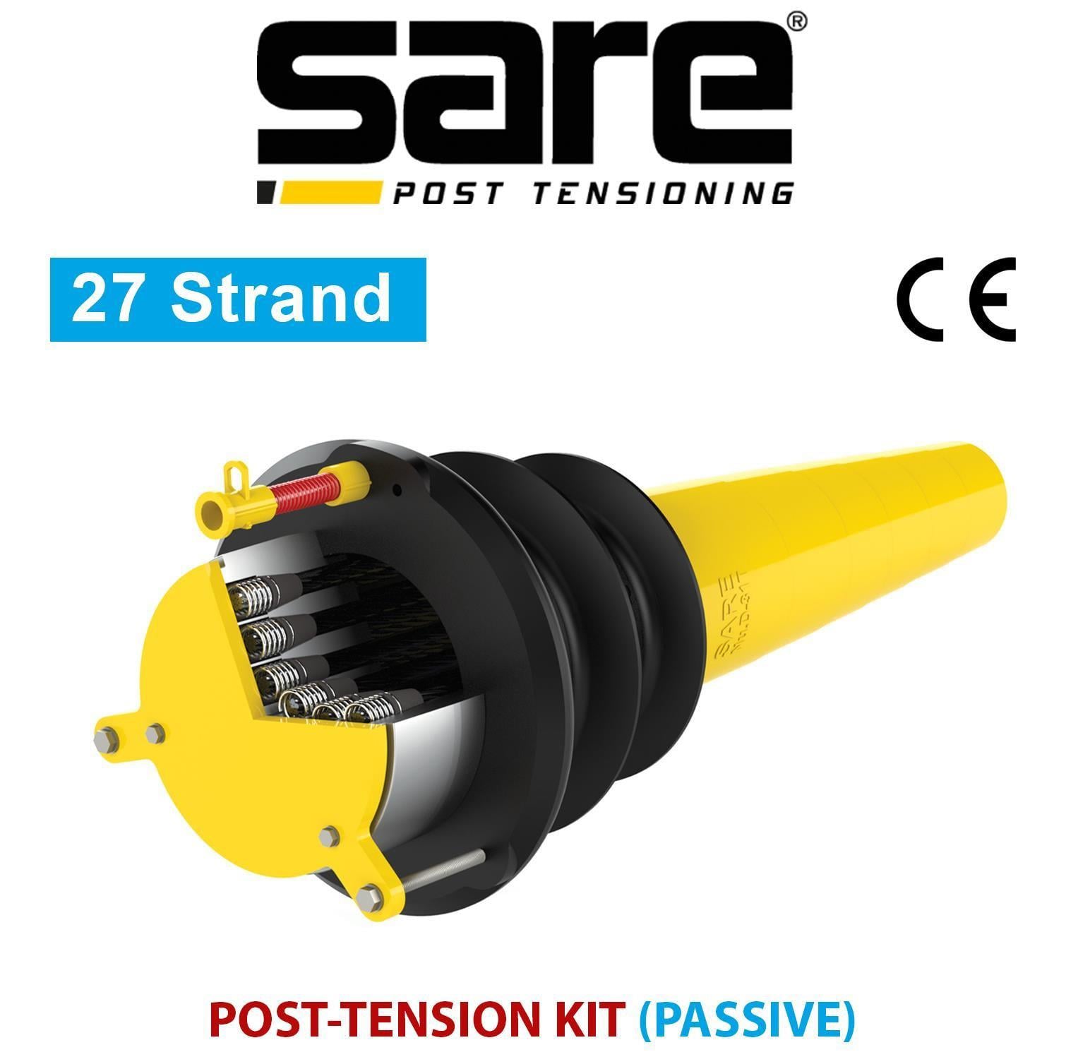 27 Strand - Passive Type Post Tension Kit