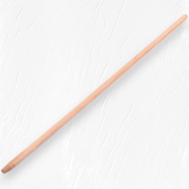 Ahşap Gürgen Sap Fırça Sapı Vidalı 120cm
