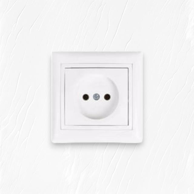 Almera Beyaz Topraklı Priz