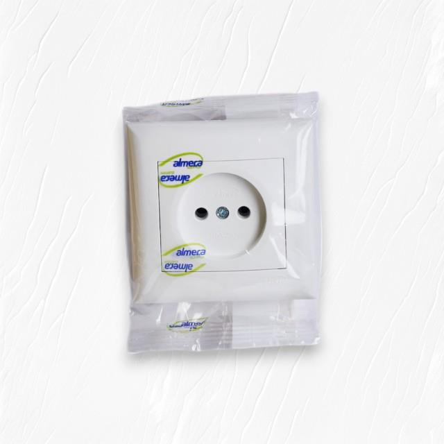 Almera Beyaz Topraklı Priz