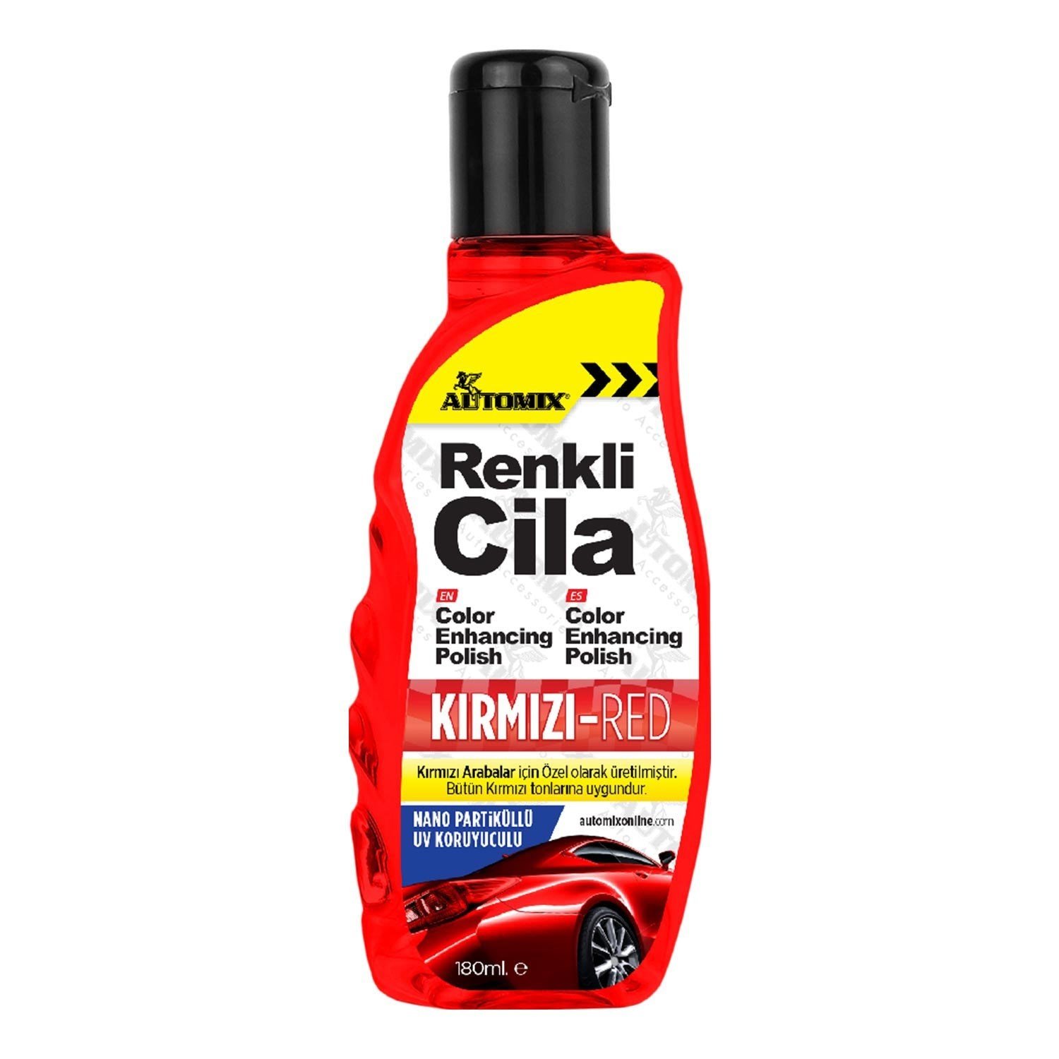 AUTOMIX Kırmızı Renkli Cila 180 ML (020.17.044846)