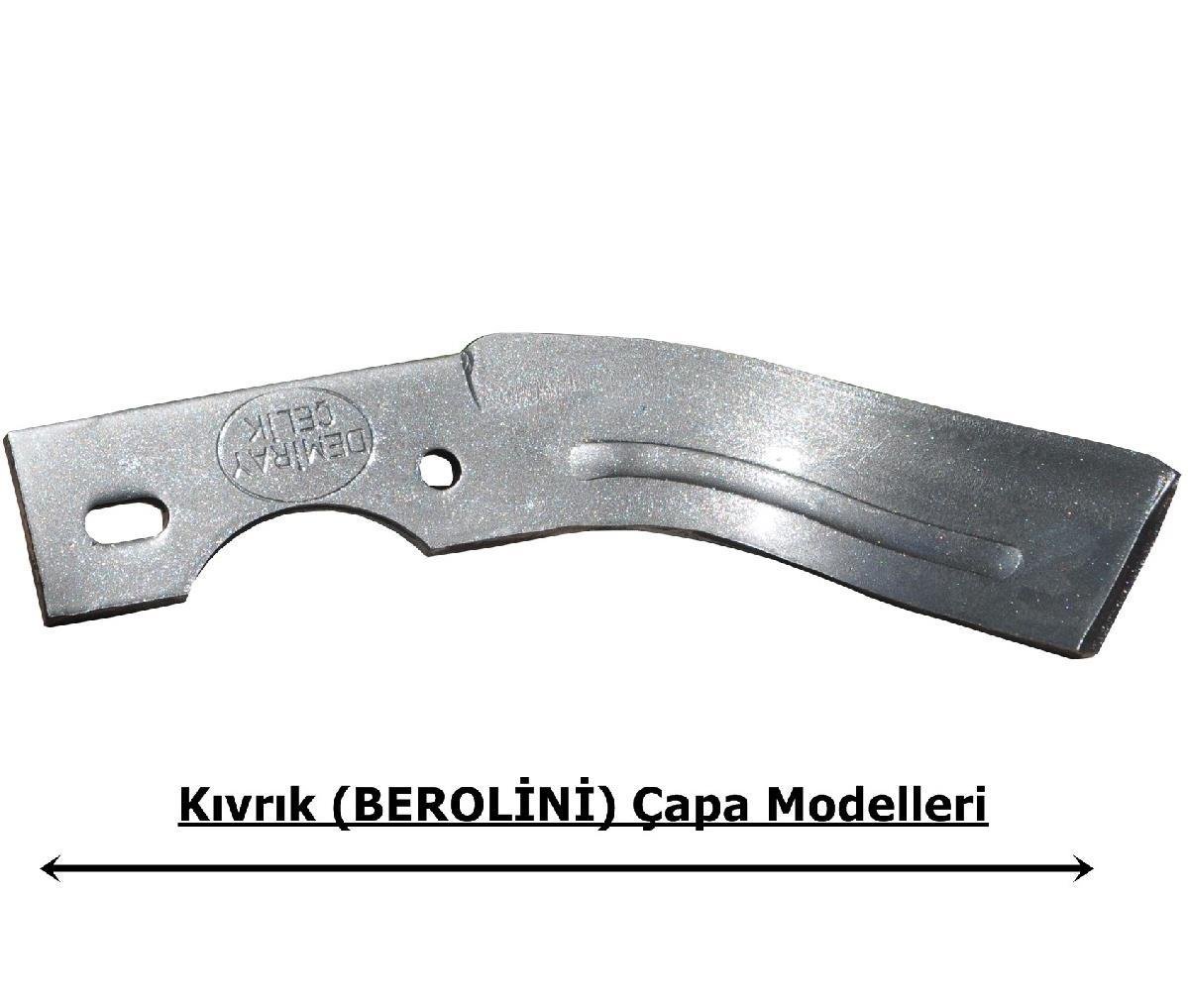 Bertolini 215 Federli Süper Çelik Çapa Bıçağı 24 Adet