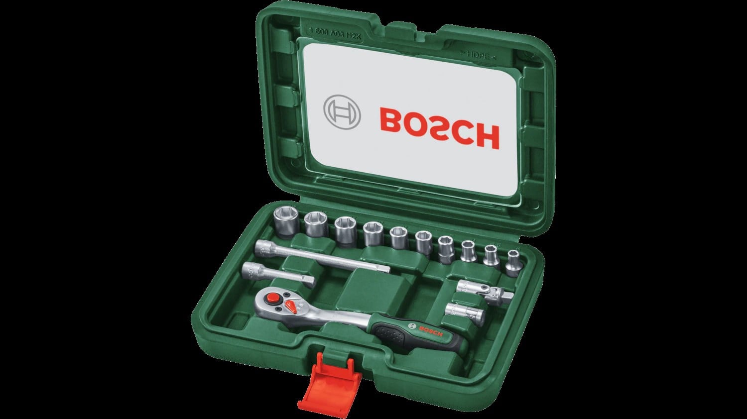 BOSCH 1/4'' Cırcır Lokma Takımı 15 Parça