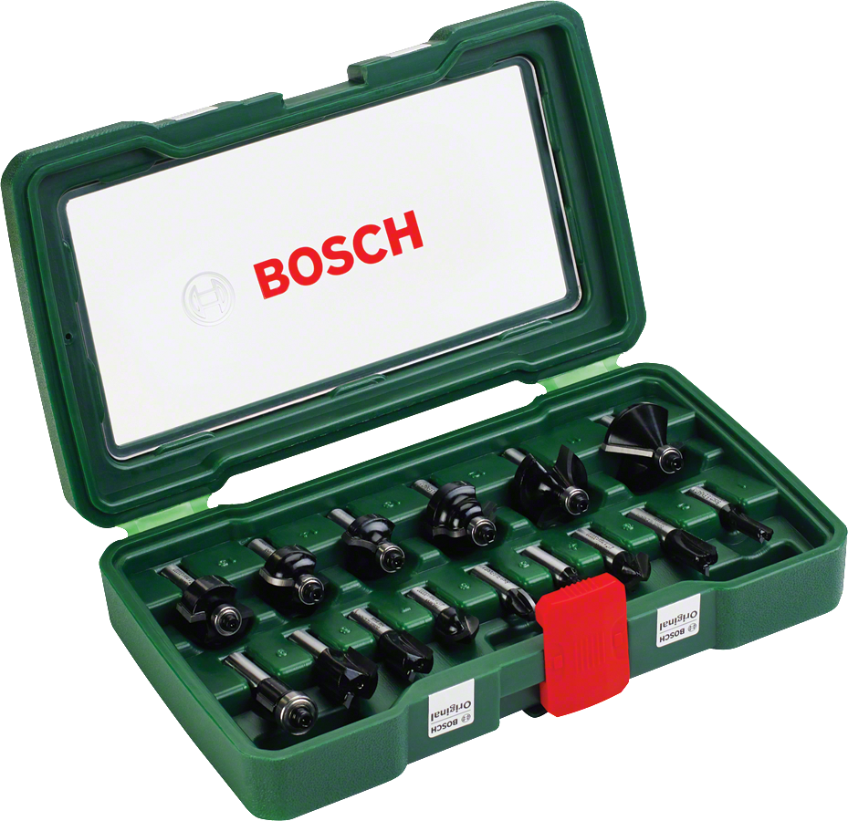 BOSCH 8 mm Ahşap Freze Uç Seti 15 Parça (2607019469)