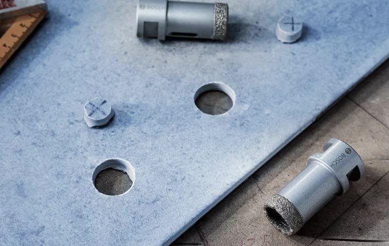 BOSCH Dry Speed Elmas Delik Açma Panç - Taşlama ve X-Locklar - M14 (Ölçü Seçiniz)