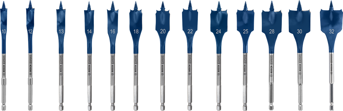 BOSCH EXPERT SelfCut Yaprak Tip Ahşap Matkap Ucu Altıgen Saplı (Ölçü Seçiniz)