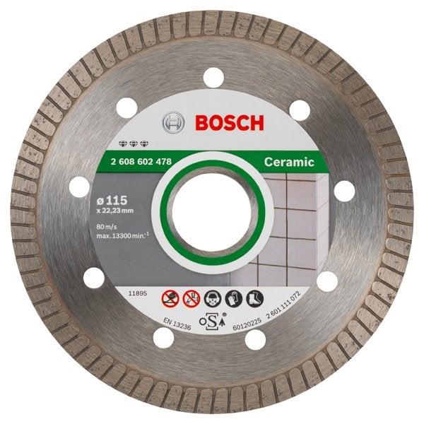 BOSCH Porselen-Seramik İçin Elmas Testere 115 mm (Temiz Kesim İçin)