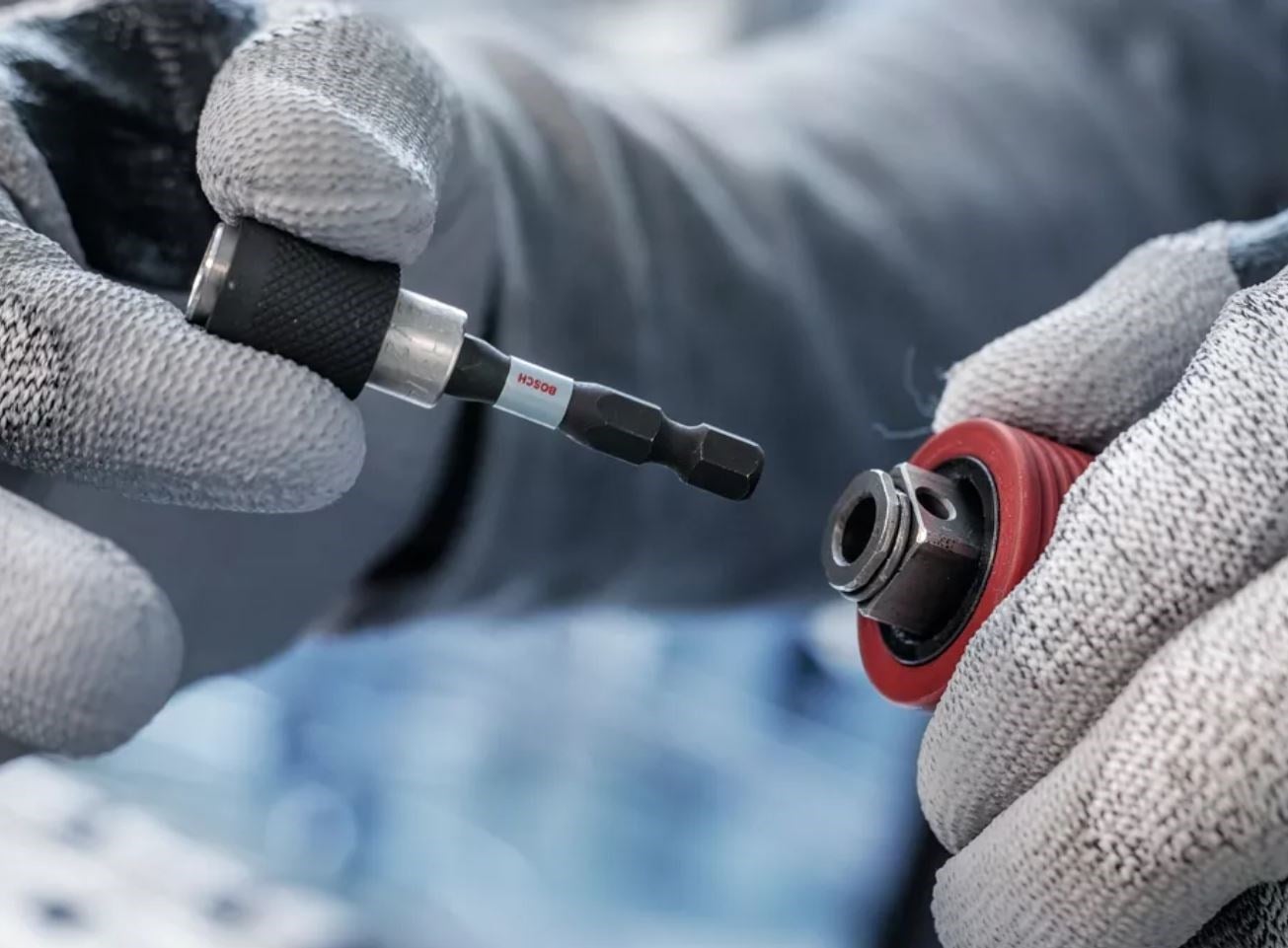 BOSCH PRO Impact Kilitli Bits Uzatma Adaptör 60 mm (Torklu Vidalama Makinaları için)