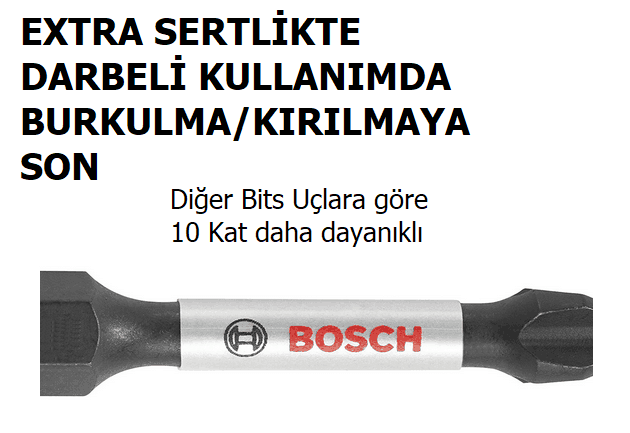 BOSCH Pro Impact PH2x55 mm Yıldız Bits Uç