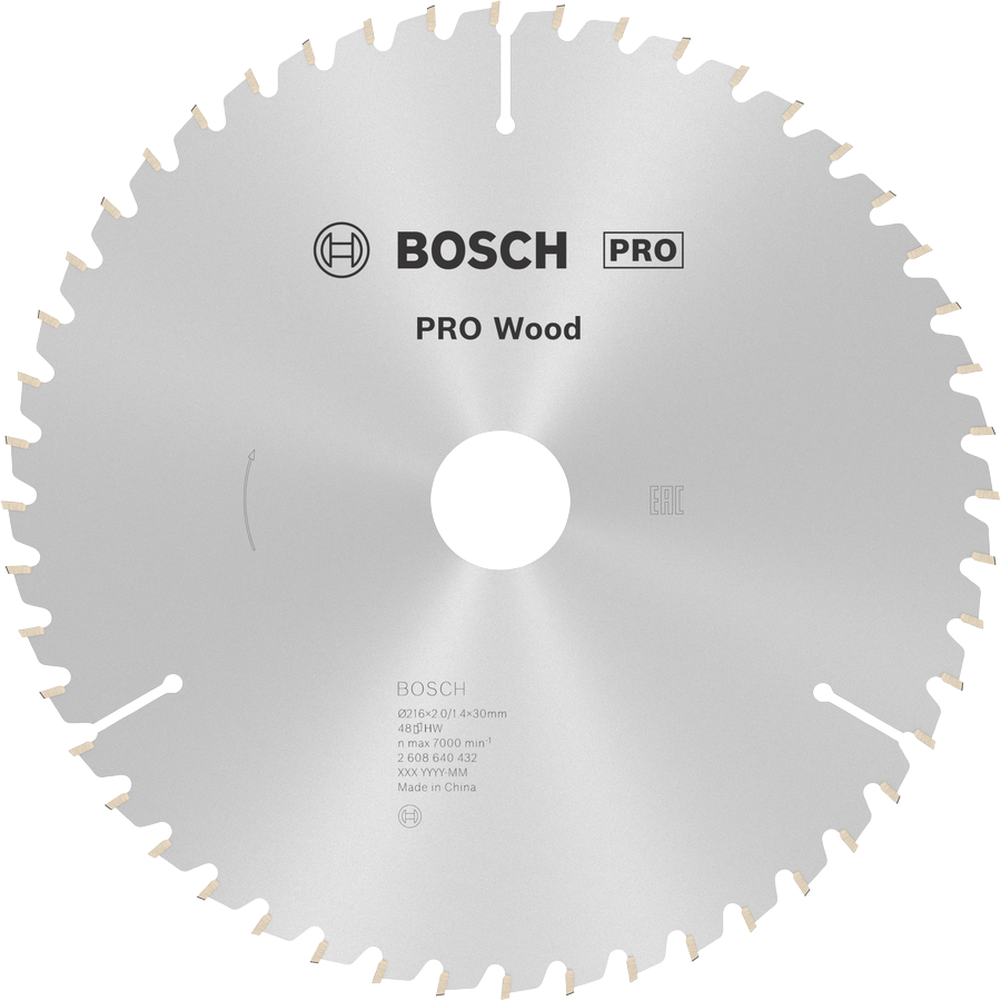 BOSCH Pro Wood 216 mm 48 Diş Ahşap Daire Testere Bıçağı