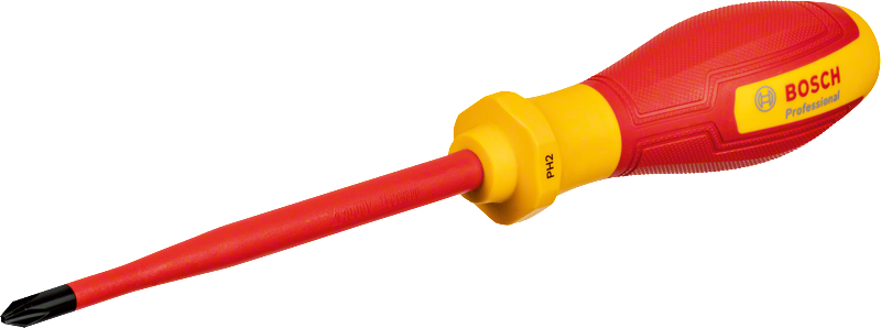 BOSCH Profesyonel İzoleli 1000 Volt PH 2 x 125 mm Yıldız Tornavida (1600A02NB9)
