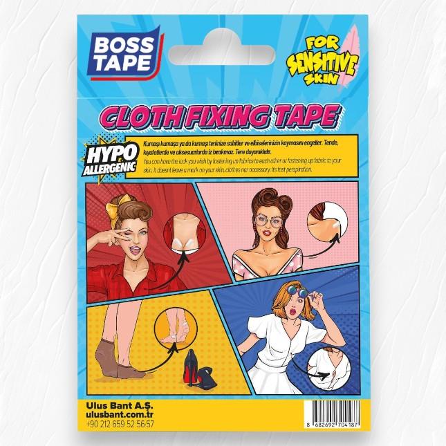 Boss Tape Kıyafet Sabitleme ve Vücut Bandı 25mm-75mm 24 ad