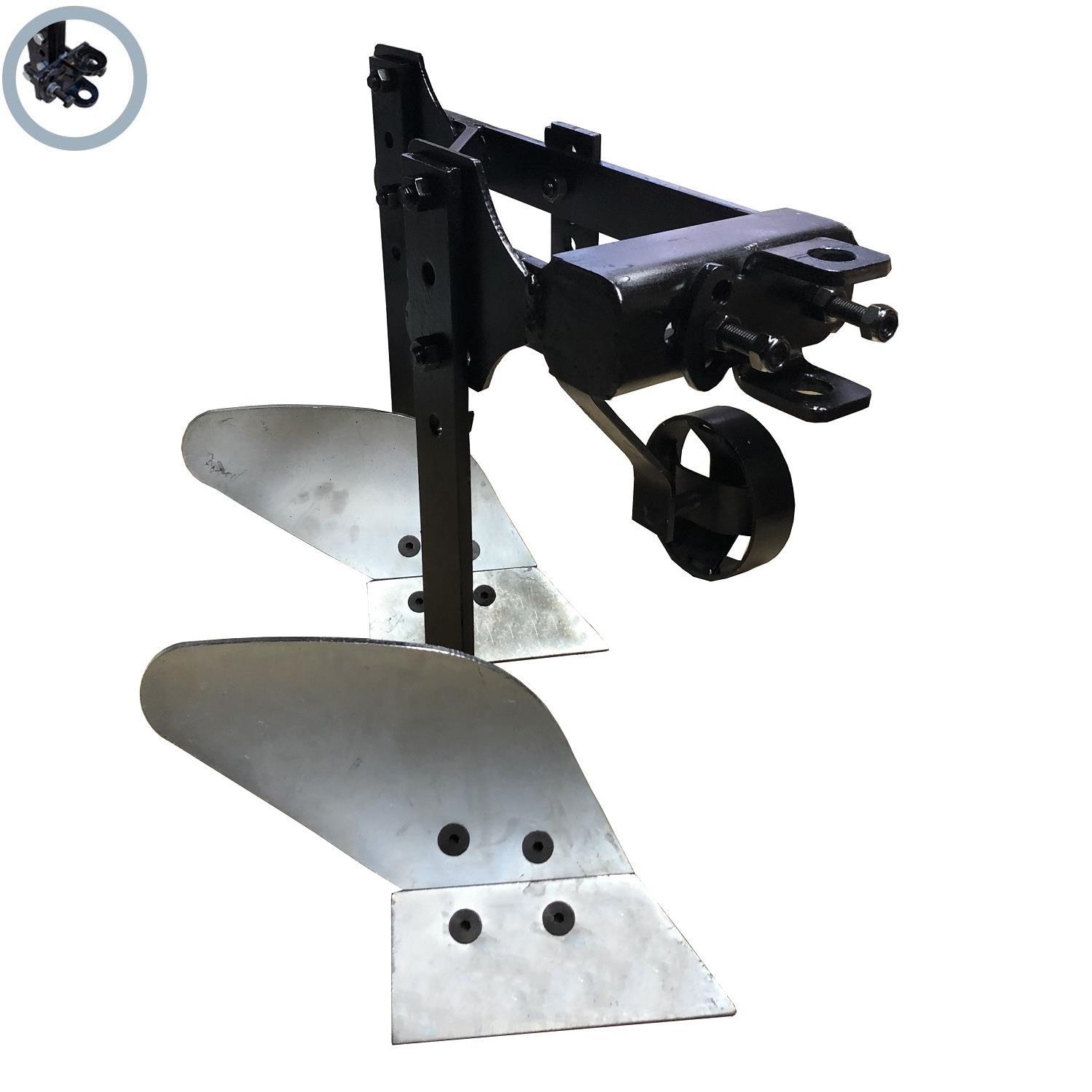 Büyük Aynalı Çiftli Çapa Pulluğu - Kurt Ağızlı