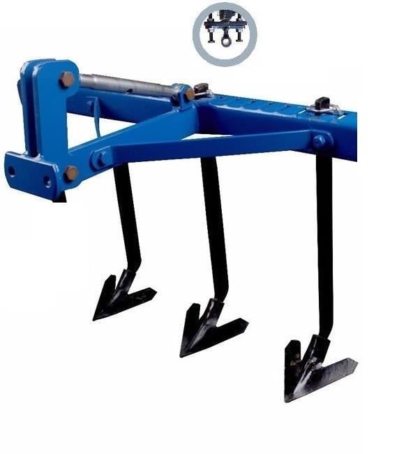 Çapa Makinası 3'lü Kaz Ayağı Düz Bağlantılı