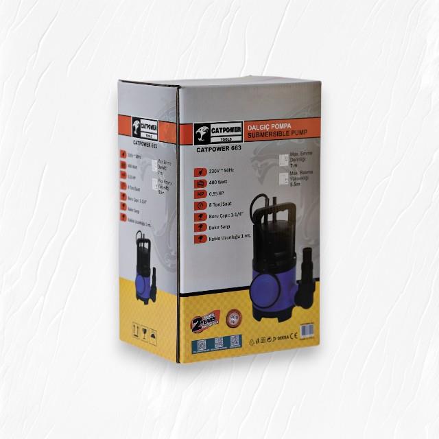Catpower 663 Temiz Su Dalgıç Pompa 400W