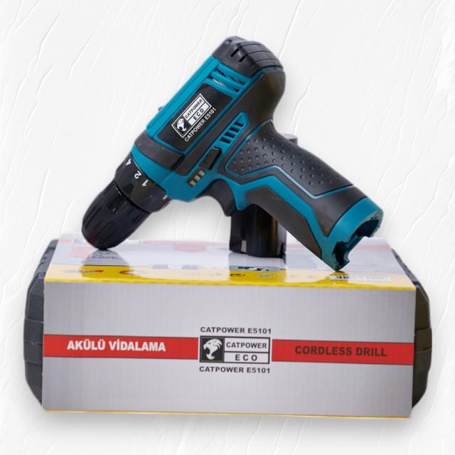 Catpower Akülü Vidalama 12v Li-İon 1,3 Ah 2 Akülü Cate5101