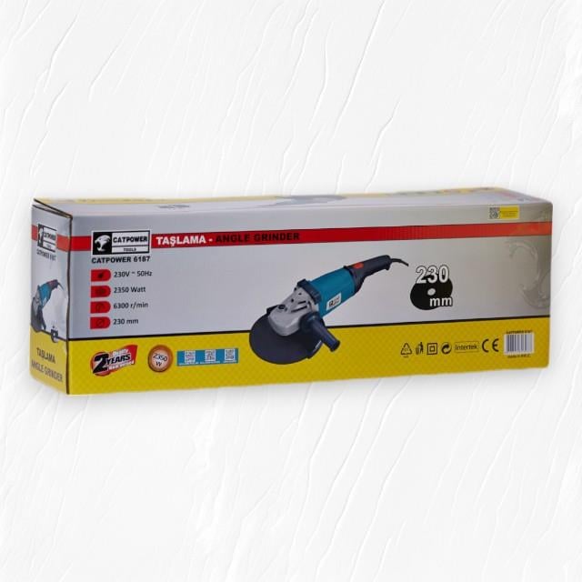 Catpower Avuç Taşlama 230mm 2450w Cat6187