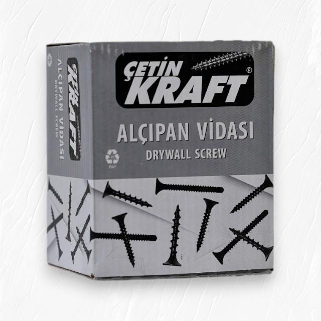 Çetin Kraft Alçıpan Saç Matkap Uçlu Tam Diş 3,5x35 mm 750 li