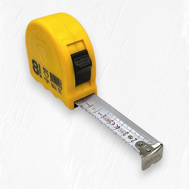 Dekor Şerit Metre 8mx25mm Şoka Dayanıklı Türk Malı 297