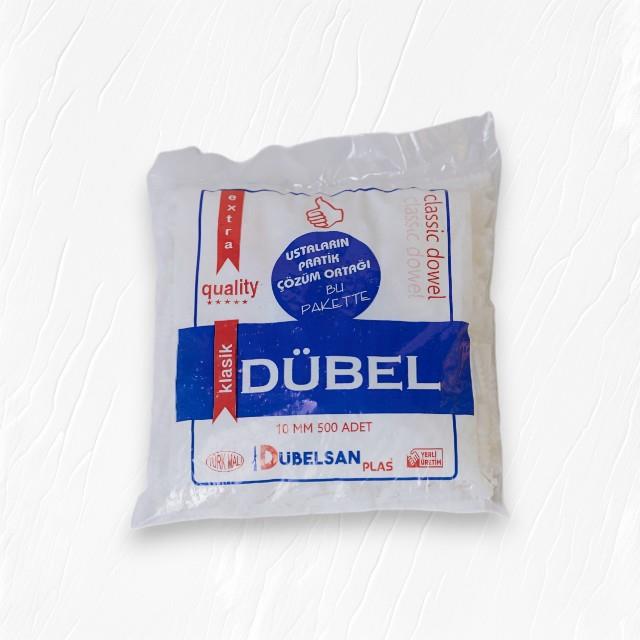 Dübelsan Dübel Plastik 10mm Paket İçi 500 ad.