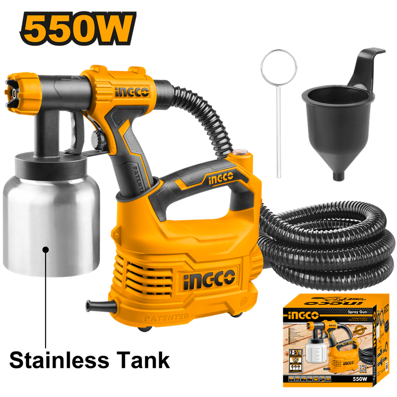 Elektrikli Boya Tabancası 550 Watt HVLP