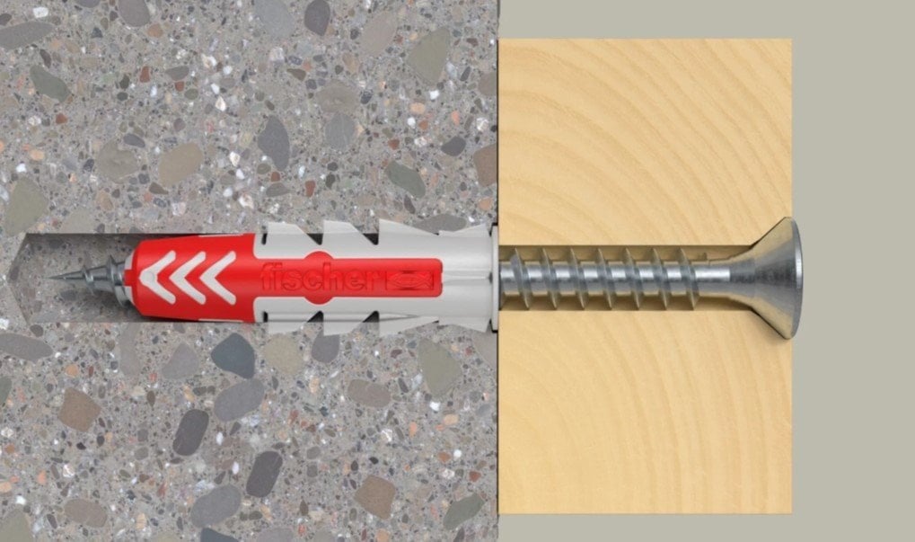FISCHER Duopower 6x30 mm Plastik Dübel 100'lü