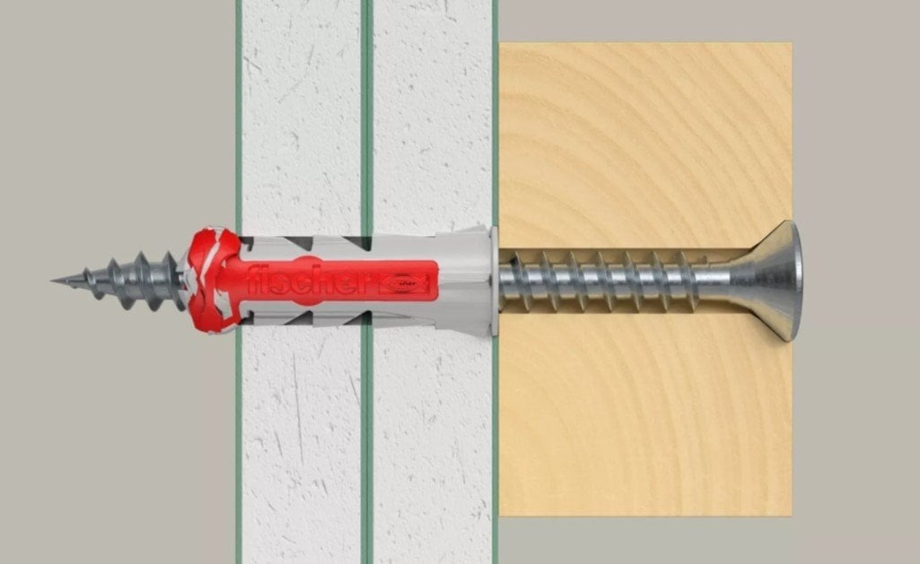 FISCHER Duopower 6x30 mm Plastik Dübel 100'lü