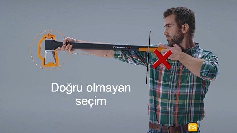 FISKARS (M) X24 Yarma Baltası 600 mm (1069106)