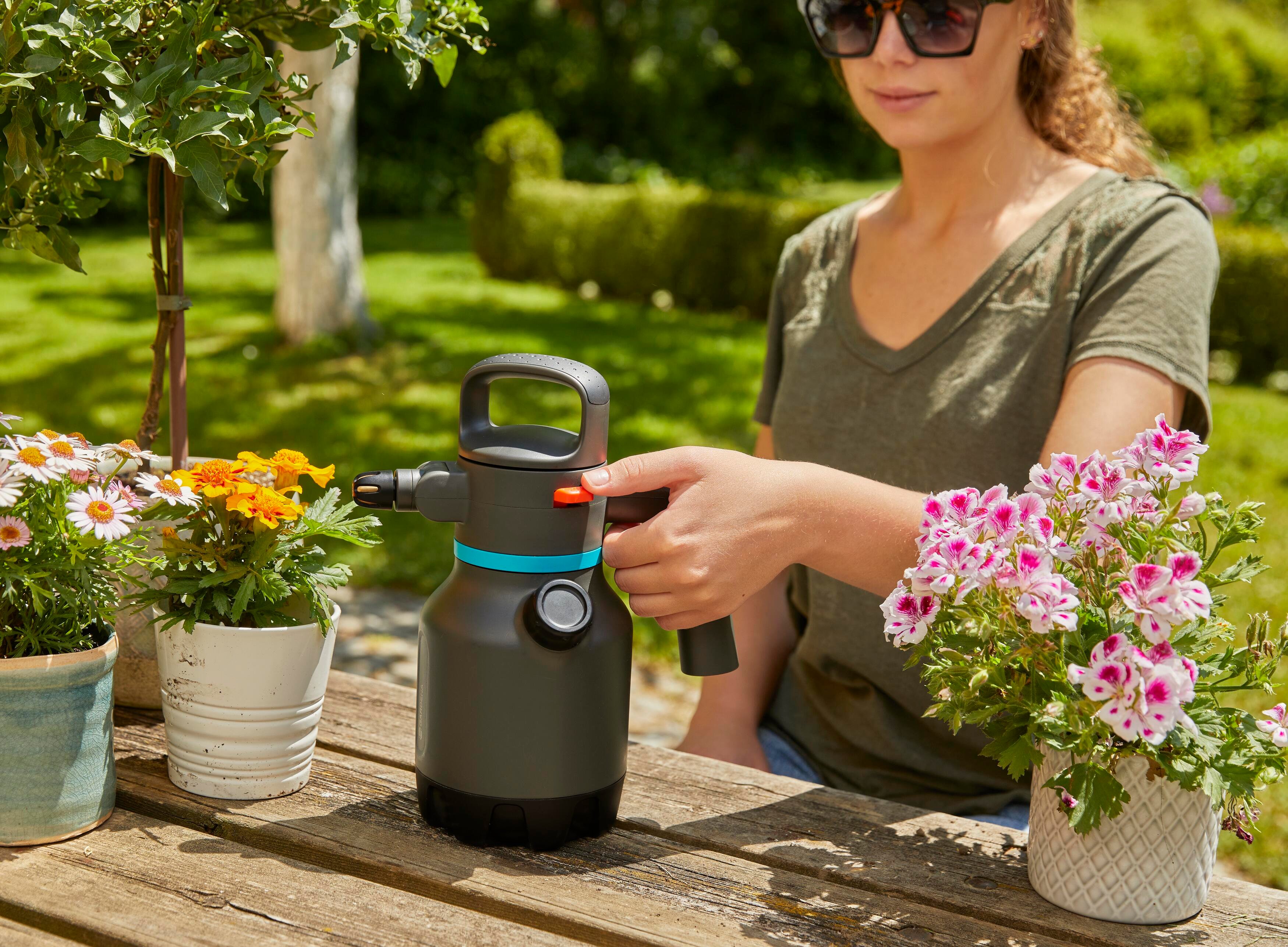 Gardena 11120 Basınçlı Püskürtücü  1.25 lt İlaçlama Pompası