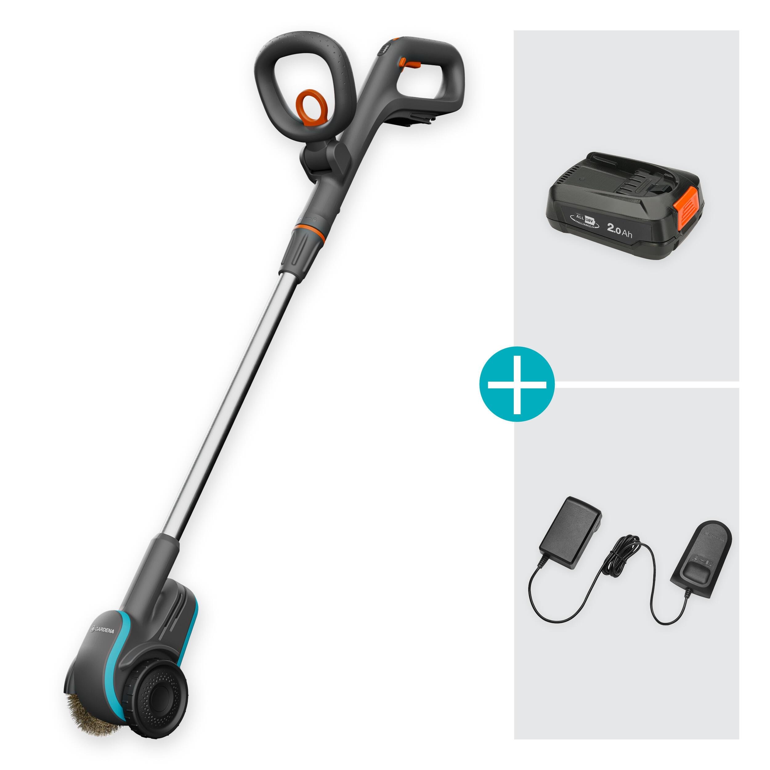 Gardena 14820-20 Akü Yaban Ot Kesici Fırça Easy Weed1800/18VP4A