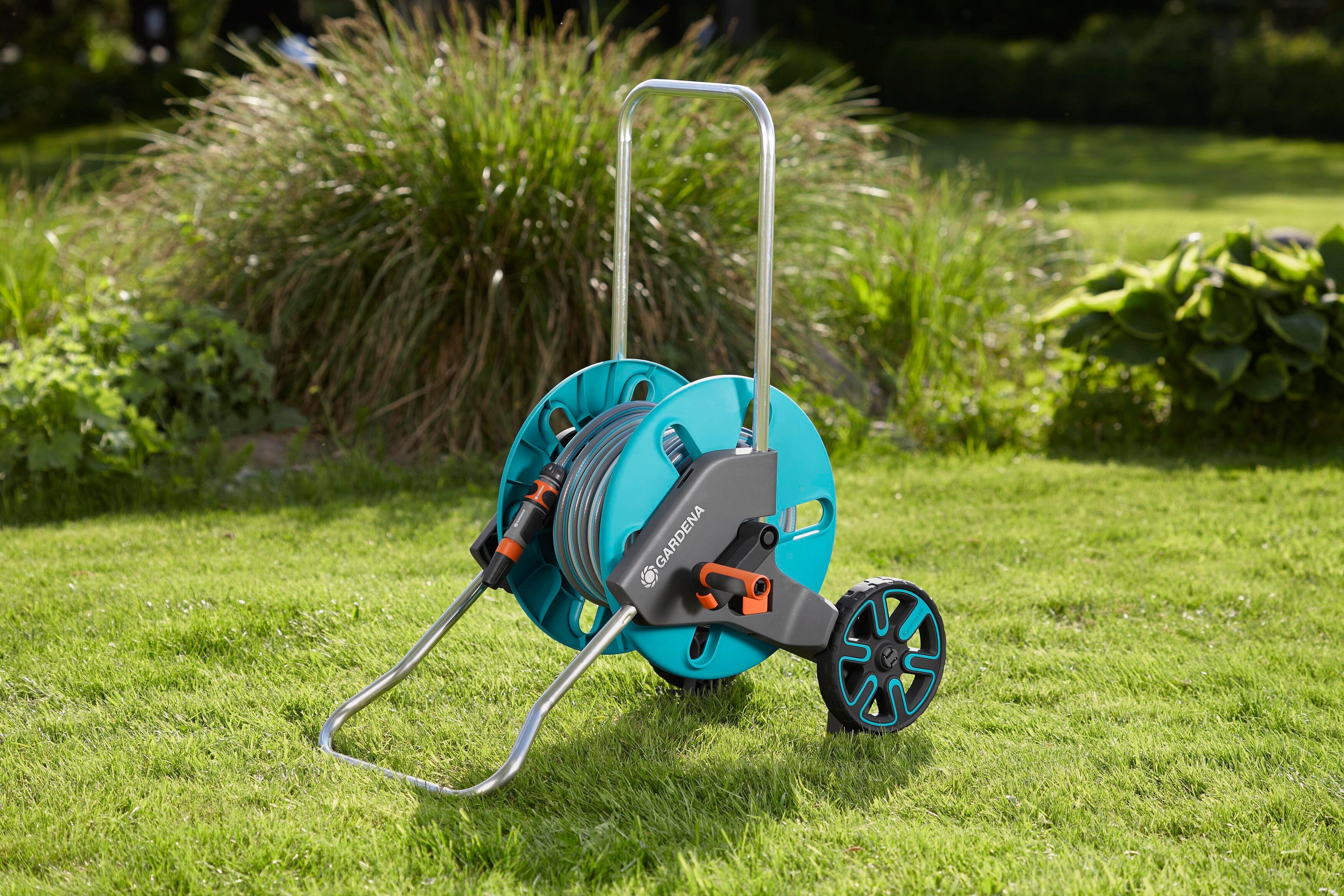 Gardena 18512-20 Hortum Arabası Seti AquaRoll M