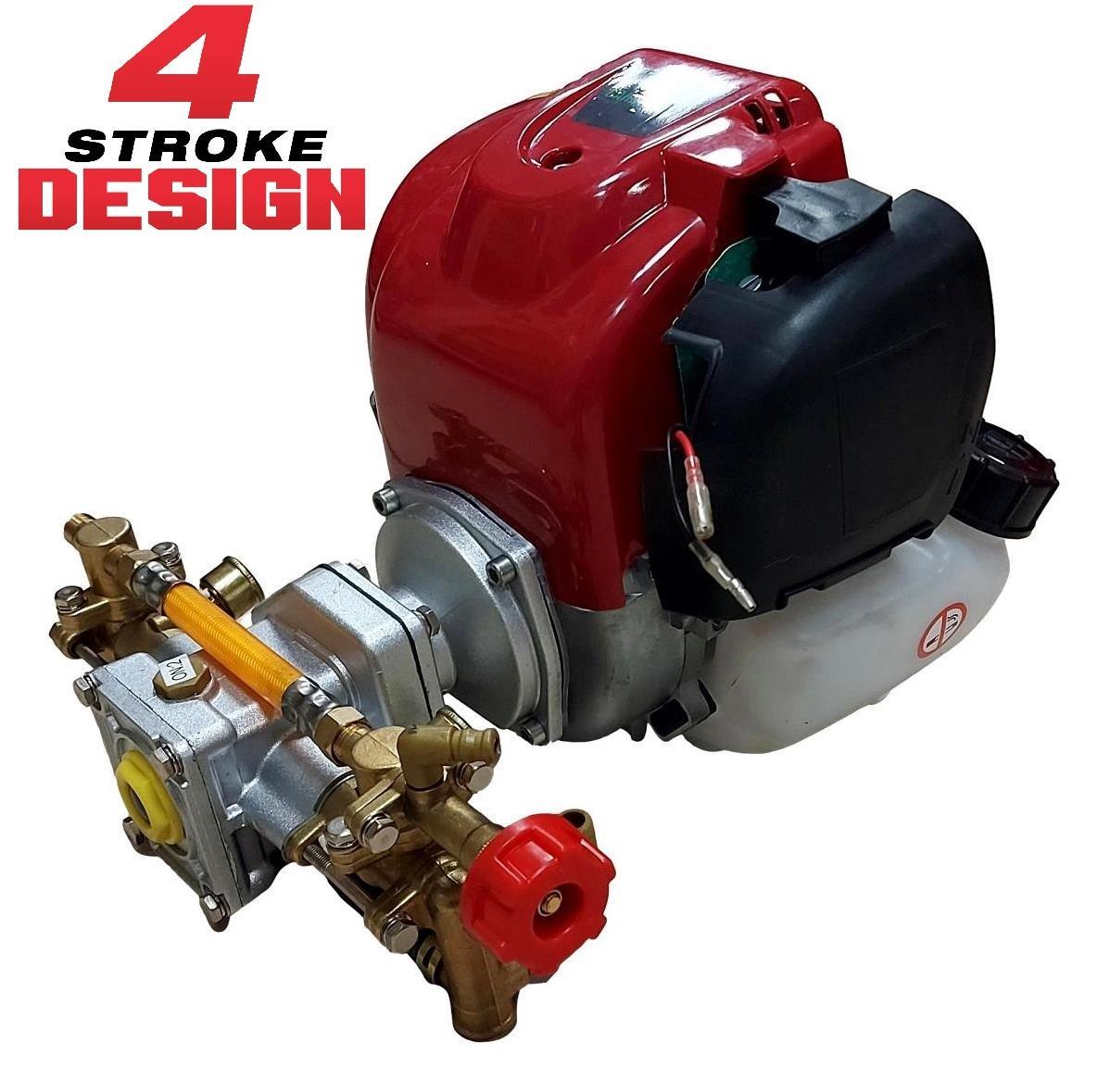 GardenPro 4 Zamanlı Benzinli Pülverizatör Motoru + Pompa 1.6 Hp