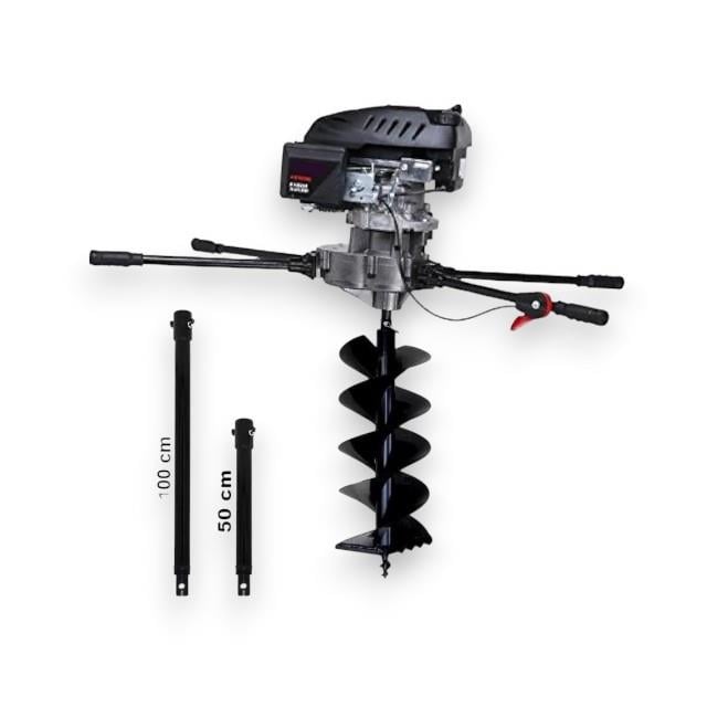 Gardenpro Ağır Hizmet Toprak Burgu Makinası 6.5 Hp 300 mm