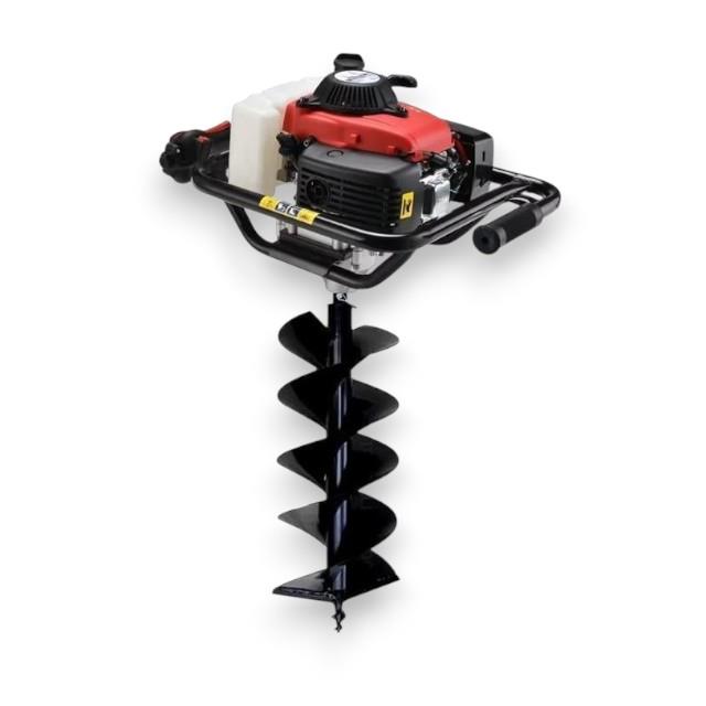 Gardenpro Çift Helezonlu 4 Zamanlı Toprak Burgu Makinası 200 mm 4 Hp