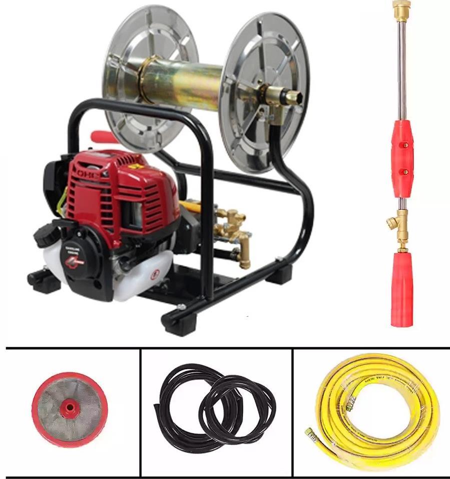 Gardenpro GP-900/4T Makaralı 4 Zamanlı İlaçlama Makinesi 25 Mt Hortum