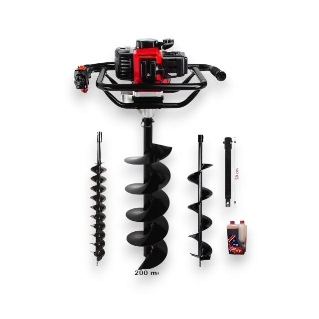 Gardenpro TKDZ-03/52 Toprak Burgu Makinası Set-1