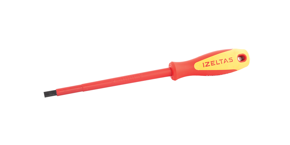İZELTAŞ 1000V İzoleli Elektrikçi Tornavida 6.5 x 150 mm (4140 17 6515)