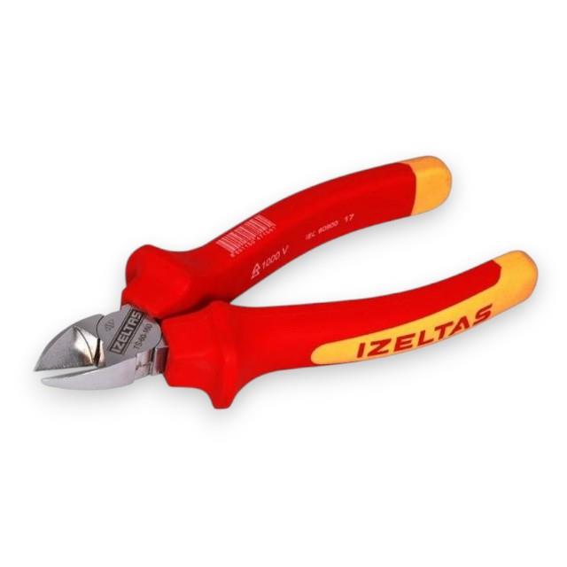 İzeltaş Elektrikçi İzoleli Yan Keski 180mm 1000v