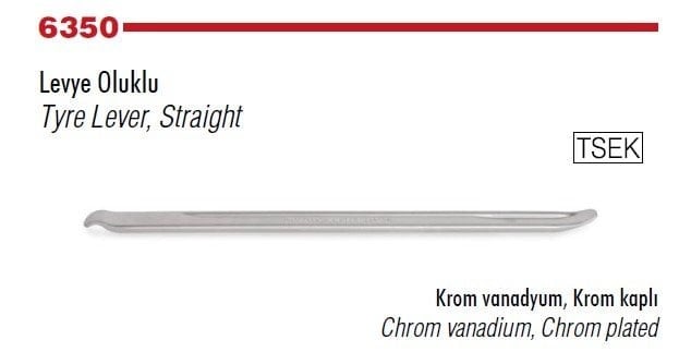İZELTAŞ Oluklu Krom Levye 500 mm (6350260500)
